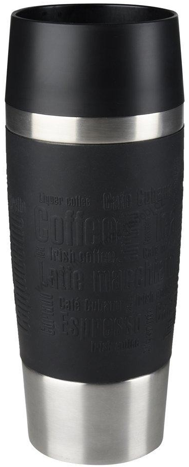 Emsa Termohrnek TRAVEL MUG Quick press 0,36 l černý