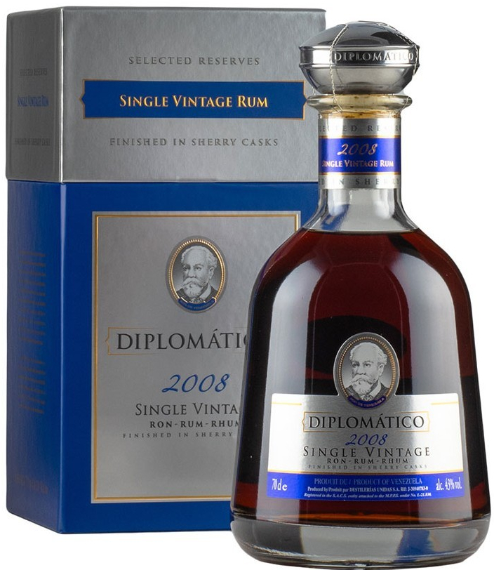 Diplomatico Single Vintage 2008 43% 0,7 l (karton)