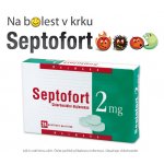 Septofort pastilky 12 ks