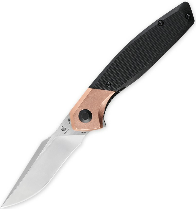 Kizer Manganas Grazioso Liner Lock Knife G10 & Copper