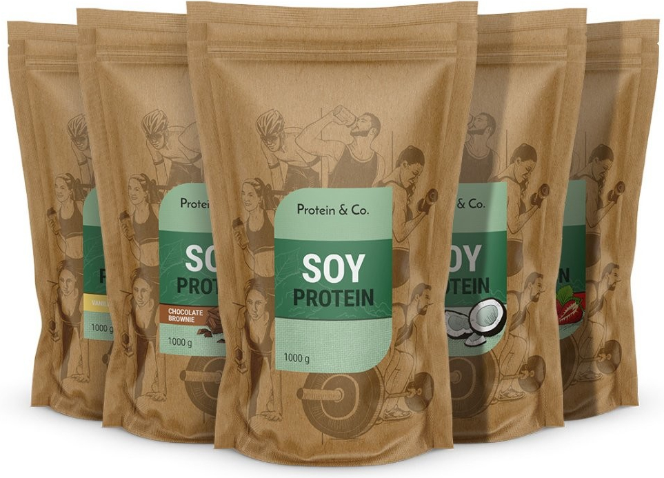 Protein&Co. Sójový protein 1000 g