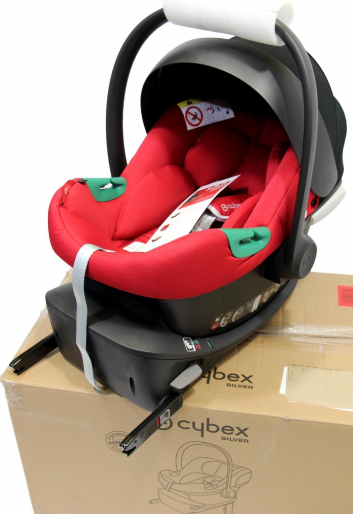 Cybex ATON B2 I-SIZE incl. BASE ONE 2023 Dynamic Red|mid red