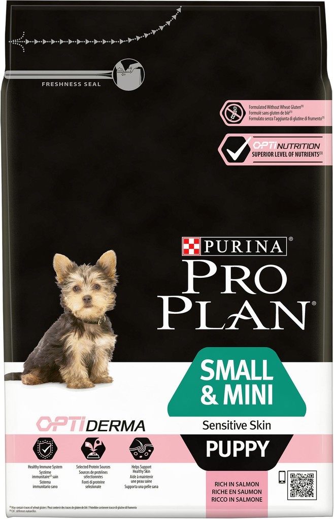 Purina Pro Plan Small & Mini Puppy Sensitive Skin losos 3 kg