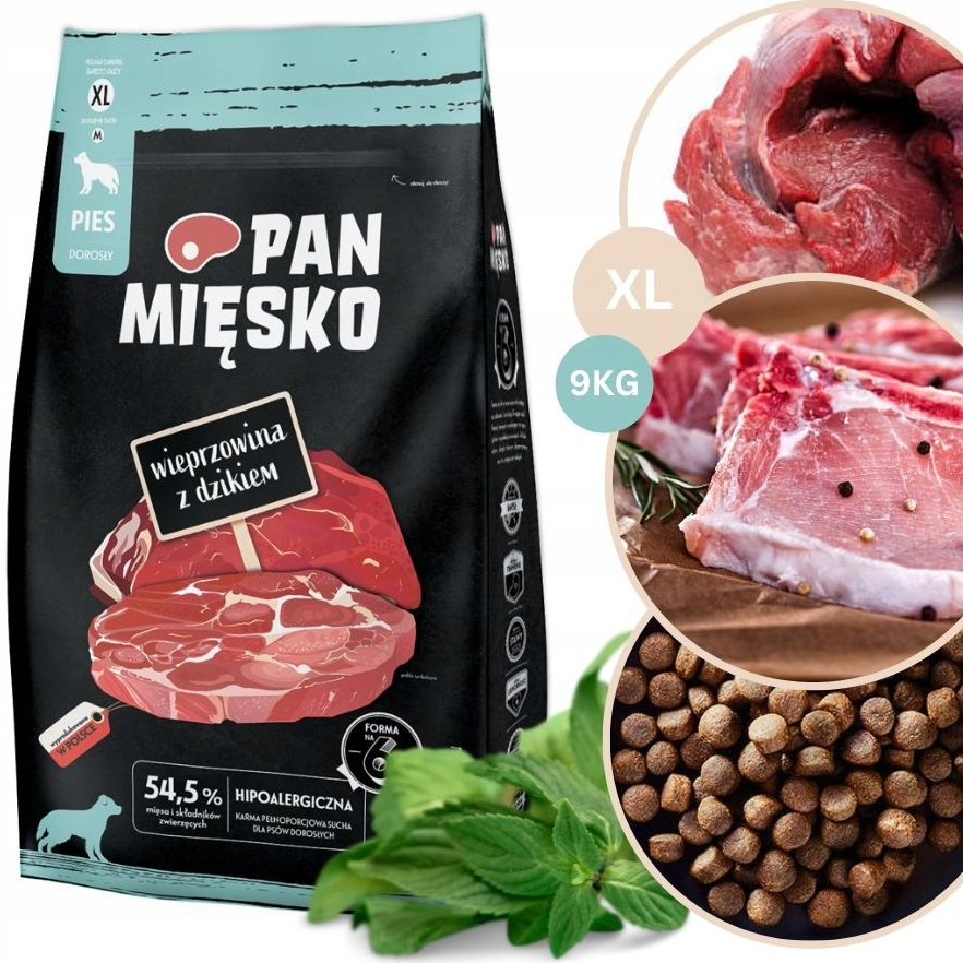 PAN MIĘSKO Vepřové maso s divočákem XL 9 kg
