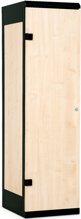 Triton 1-dveřová 1750 x 420 x 500 mm lamino javor mandal otočný uzávěr Ronis skelet kov černá RAL 9005