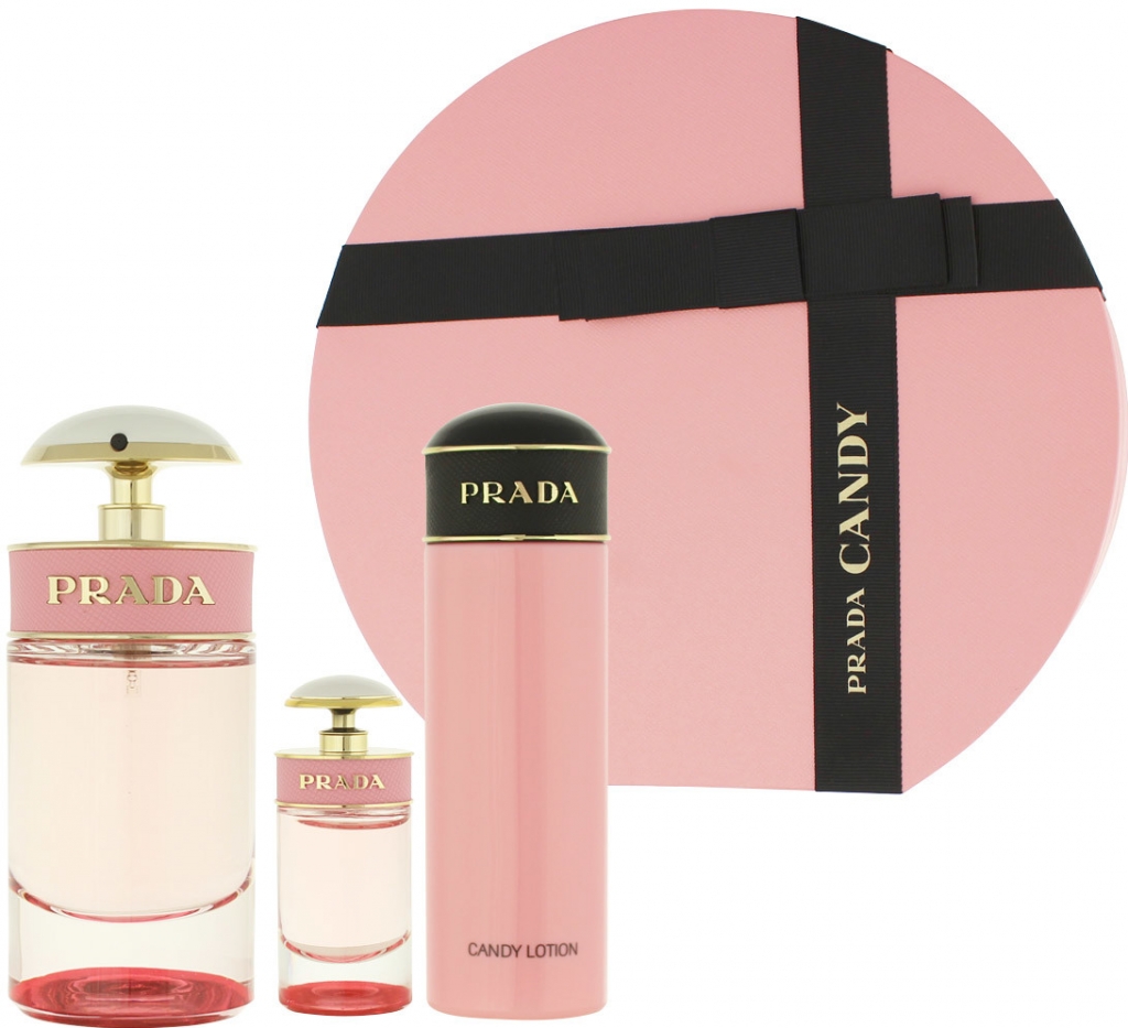 Prada Candy Florale EDT 50 ml + EDT 7 ml + tělové mléko 75 ml dárková sada