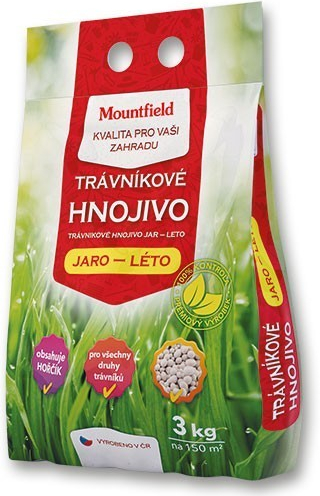 Mountfield trávníkové hnojivo JARO-LÉTO 3 kg