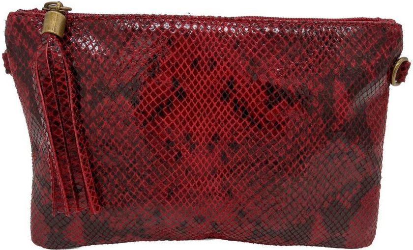 Dámská kožená kabelka Donatella 16519 červená