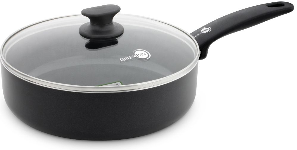 GreenPan Hluboká na soté Cambridge Black 28 cm