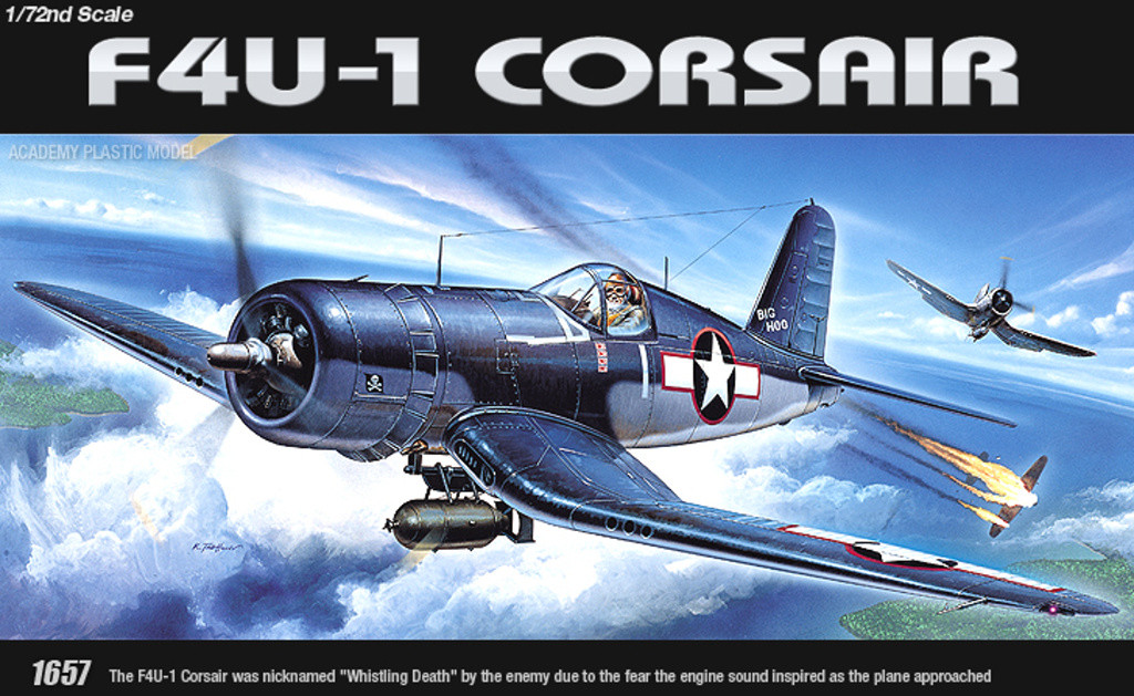 Academy Model Kit letadlo 12457 F4U 1 1:72