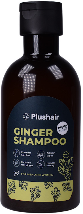 Plushair Zázvorový šampón proti vypadávání vlasů 250 ml
