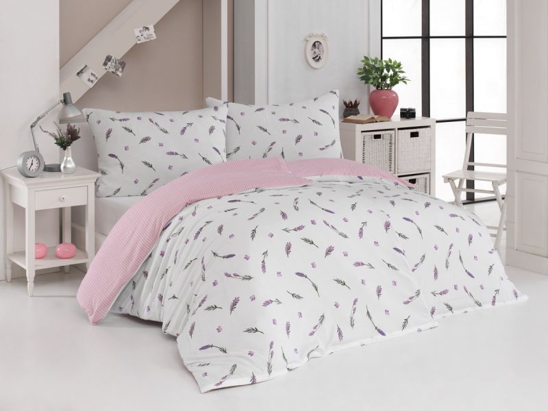 Matějovský povlečení Lavender Mako jersey 140x220 70x90