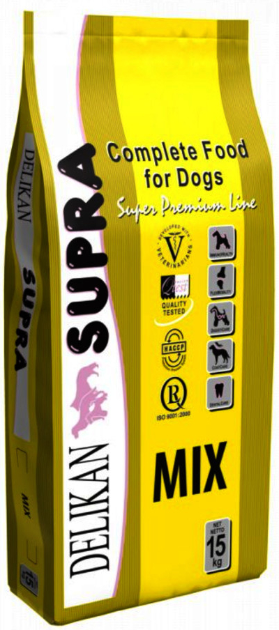 Delikan Dog Supra Mix 15 kg