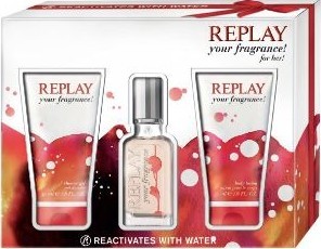 Replay Your Fragrance Her EDT 20 ml + sprchový gel 50 ml + deospray 50 ml dárková sada