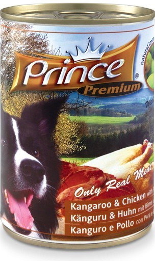 Prince Dog Premium klokan kuře hruška & chřest 400 g