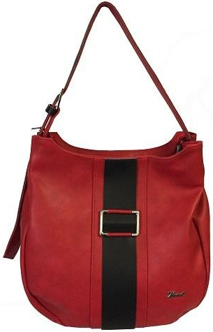 Karen stylová modní dámská kabelka 1517 červená