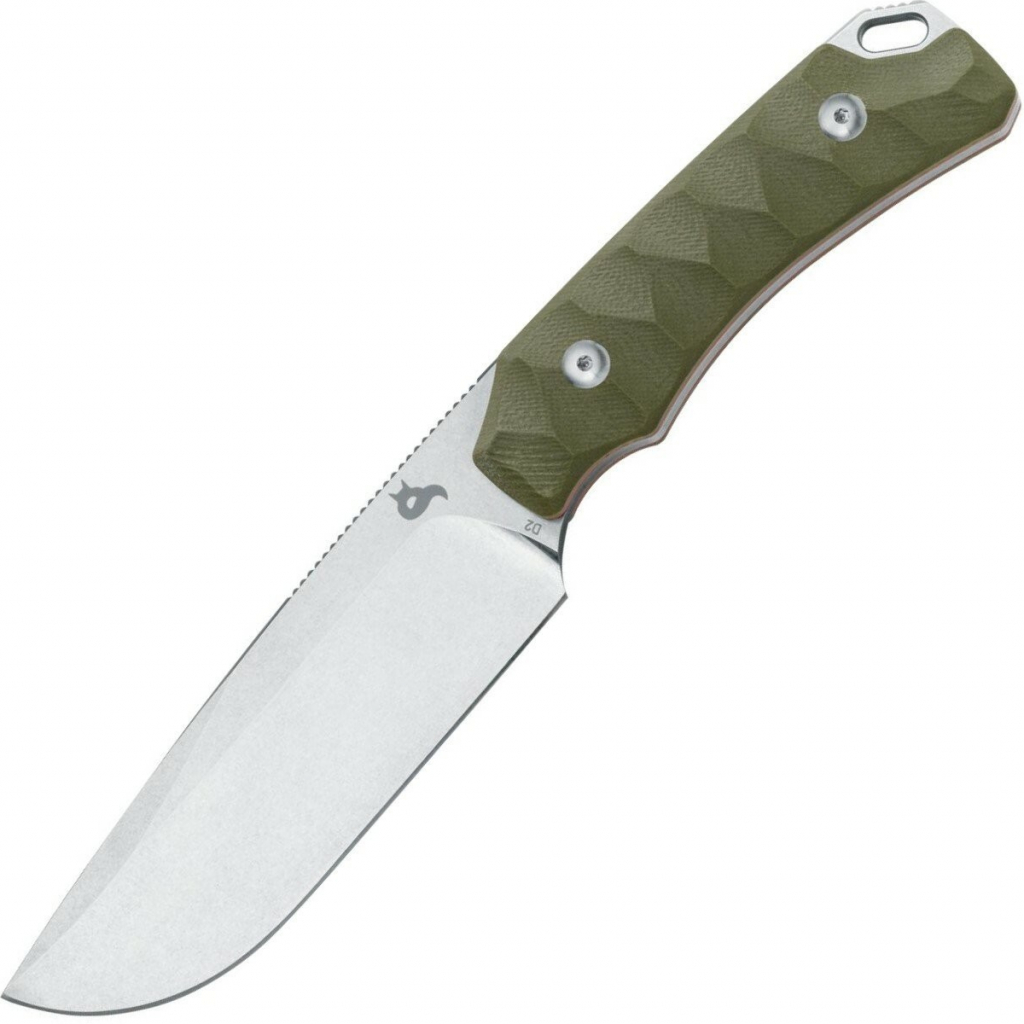 Fox FOX LINX FIXED KNIFE, BLD STEEL D2 STONEWASH, OD G10 HANDLE BF-756 OD