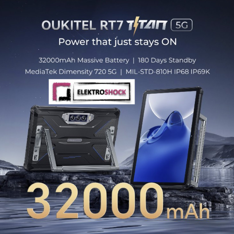 Oukitel RT7 černý OUKTA105b1