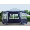 PE Pavilon, zahradní altán 3 x 3m blue a 6 bočnic
