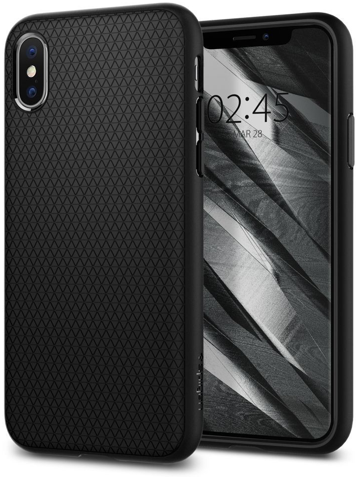 Pouzdro Spigen Iphone X/Xs Liquid Air Matte Černé