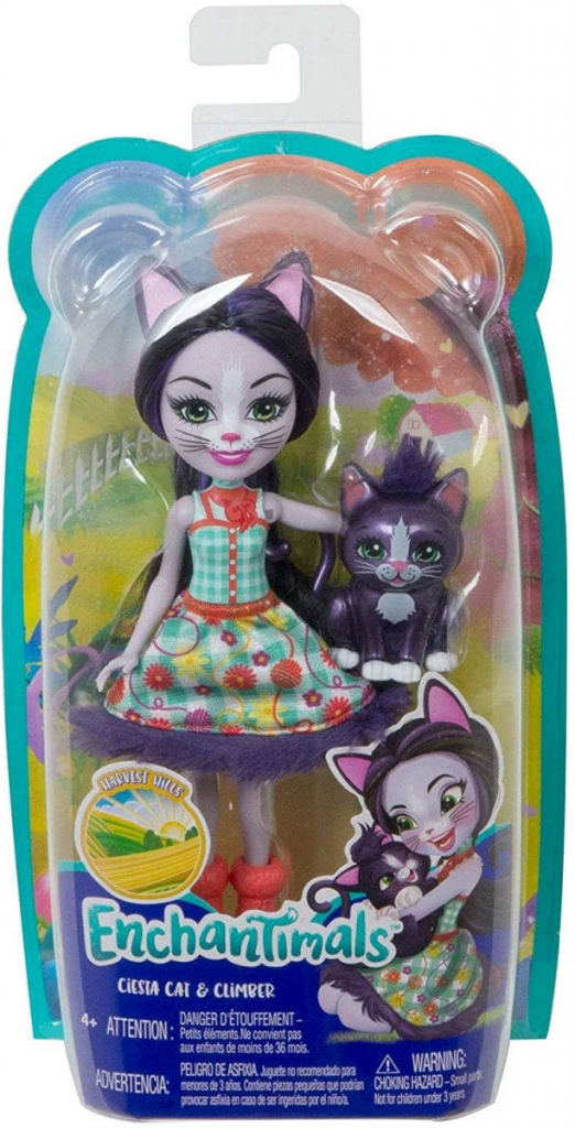 Mattel EnchanTimals se zvířátkem Ciesta Cat a Climber