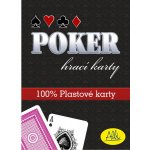 ALBI Poker plastové karty - červené