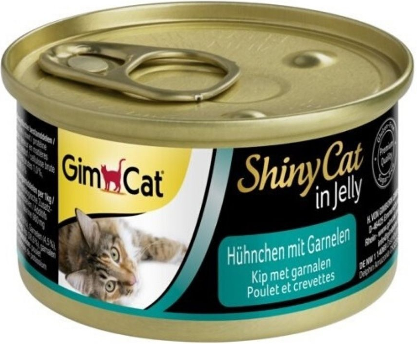 GimCat Shiny Cat kuře kreveta 70 g