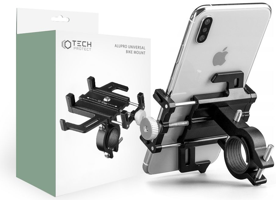 Pouzdro Držák mobilu na kolo na řidítka - Tech-Protect, Alupro Universal