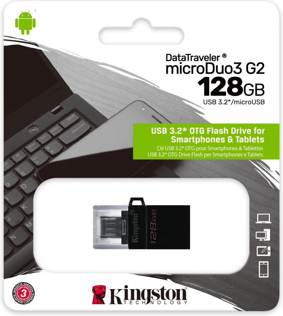 Kingston DataTraveler microDuo G2 128GB DTDUO3G2-128GB