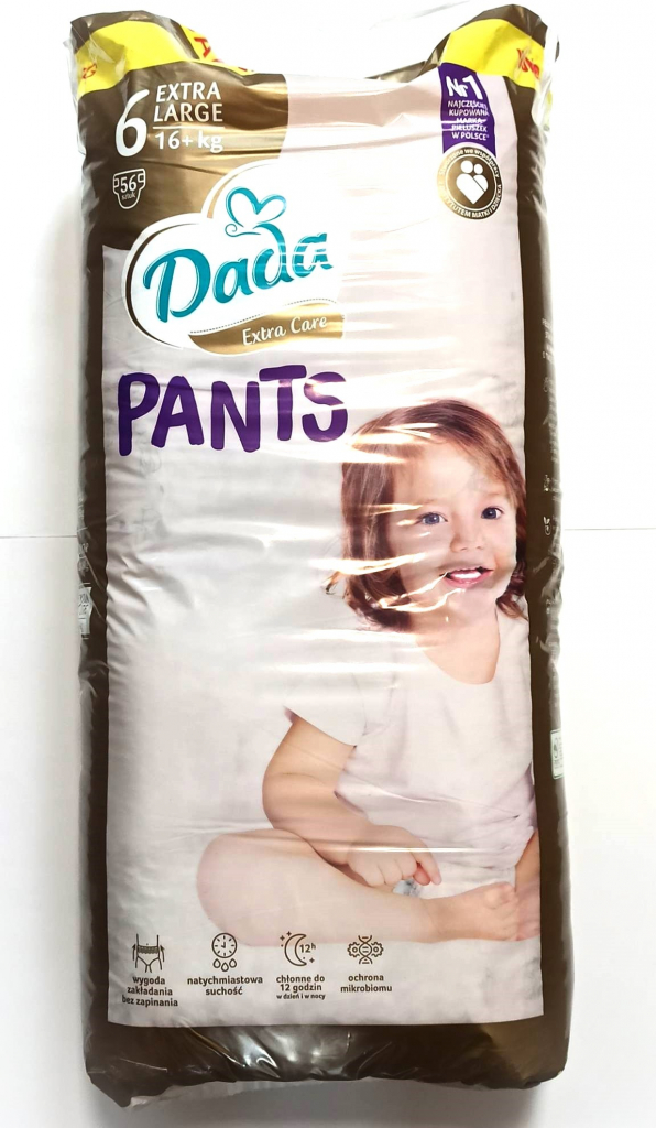 DADA PANTS JUMBOBAG EXTRA CARE 6 XL 16+ KG 56 KS