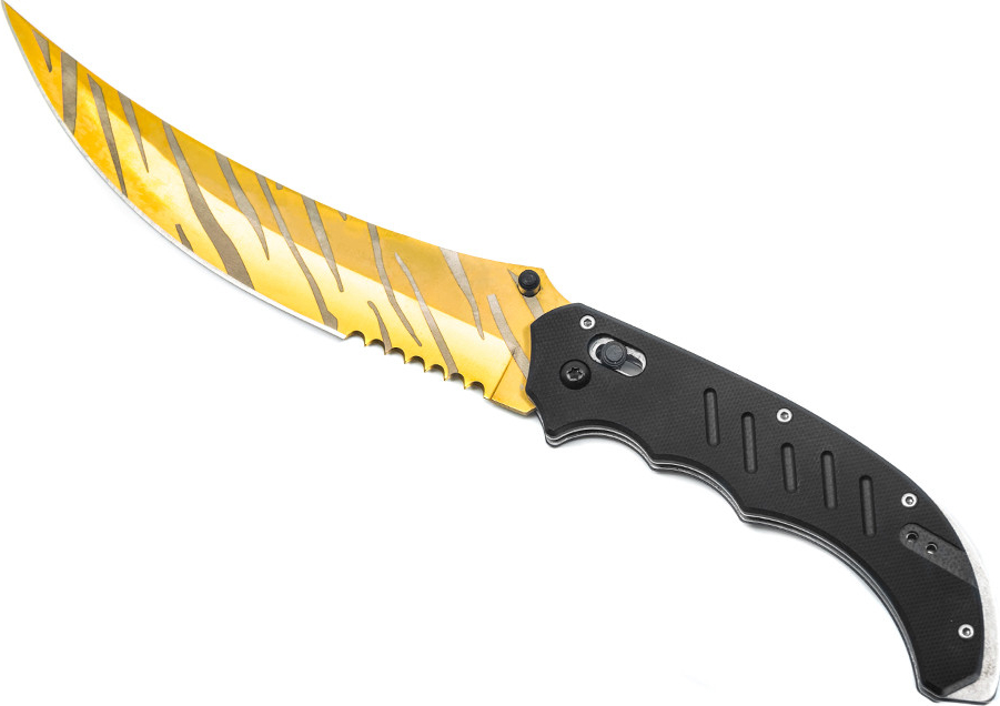 F A D E E Flip knife Tiger Tooth