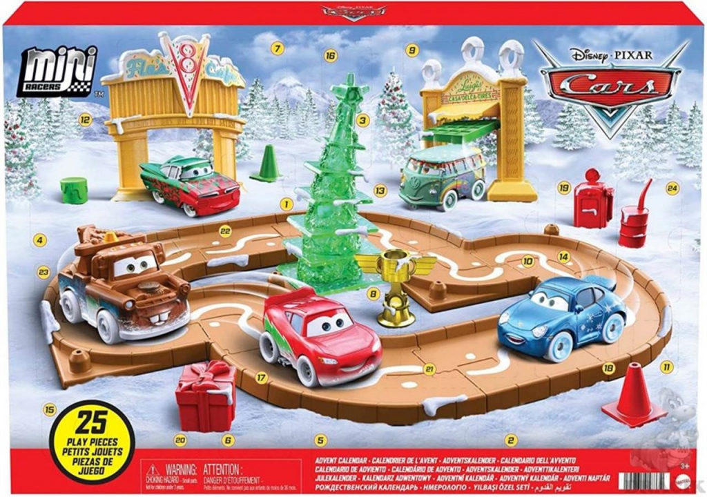 Mattel Cars mini adventní kalendář