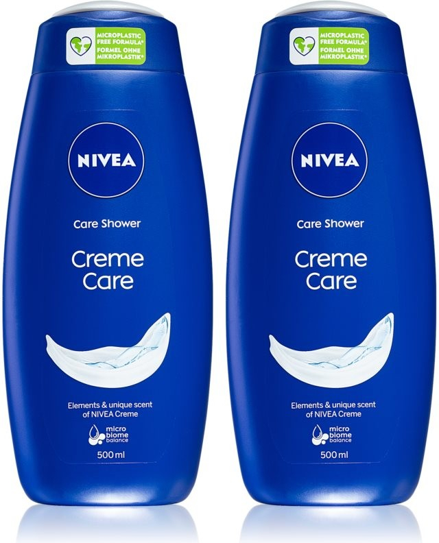 Nivea Creme Care pečující sprchový gel 2 x 500 ml dárková sada