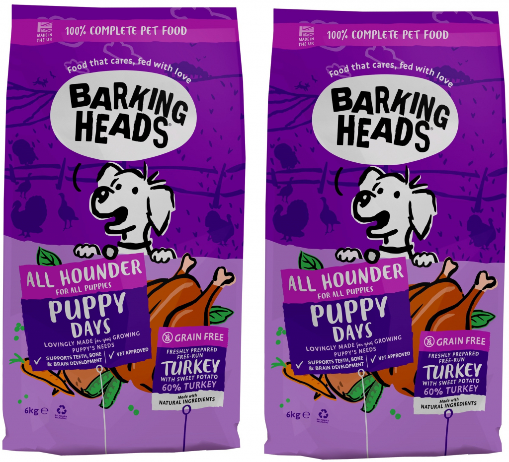 Barking Heads All Hounder Puppy Days Turkey 12 kg