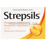 STREPSILS pomeranč s vitamínem C 12 pastilek