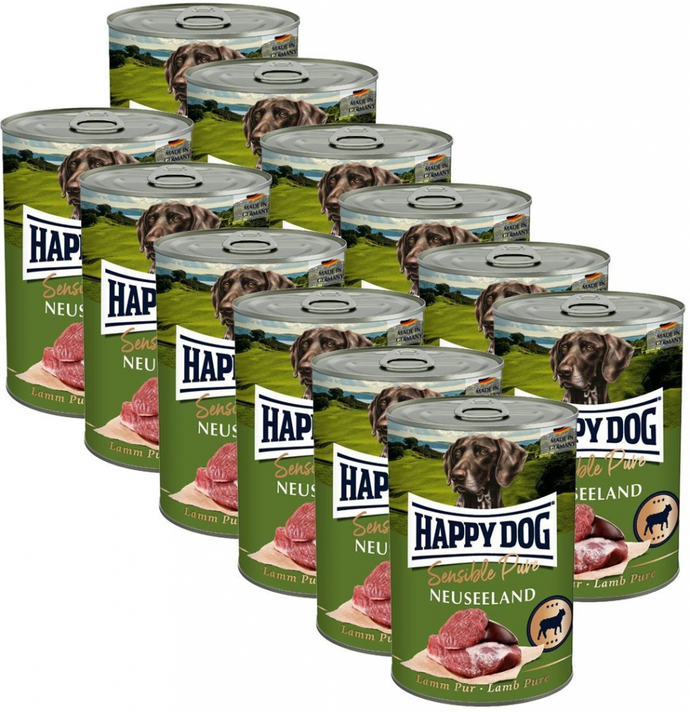 Happy Dog Lamm Pur Neuseeland jehněčí 12 x 400 g