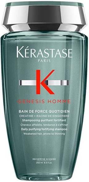 Kérastase Čisticí a vyživující šampon pro slabé vlasy s tendencí vypadávat Genesis Homme Bain de Force Quotidien Shampoo 1000 ml