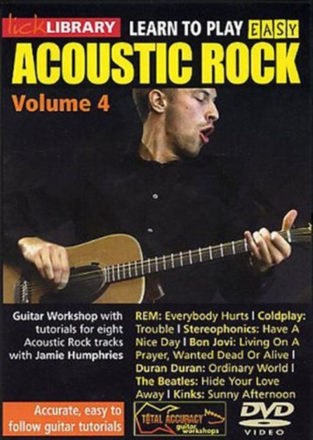 Lick Library: Learn to Play Easy Acoustic Rock - Volume 4 DVD