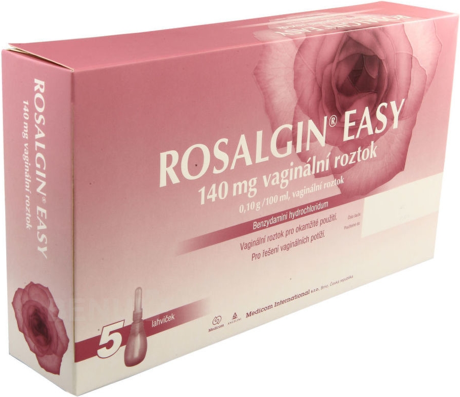 ROSALGIN EASY VAG 140MG VAG SOL 5X140ML