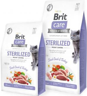 Brit Care Cat Grain Free Sterilised and Weight Control 7 kg