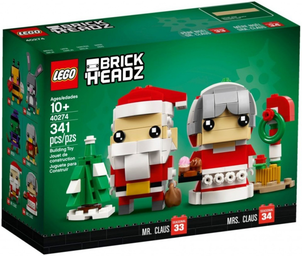 LEGO® BrickHeadz 40274 Pan a paní Santa Clausovi