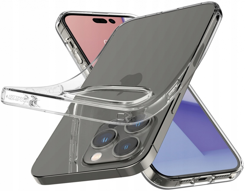 Pouzdro Spigen Crystal Flex iPhone 14 Pro Max - čiré