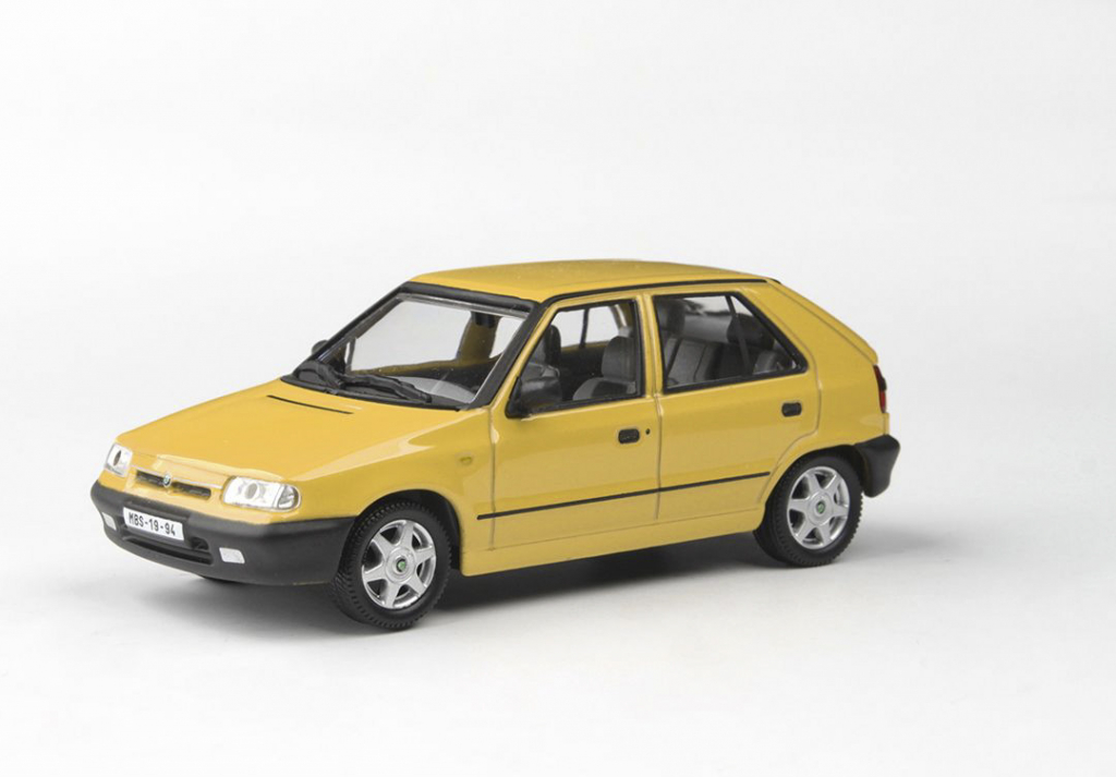 Abrex škoda Felicia 1994 Žlutá Pastelová 1:43