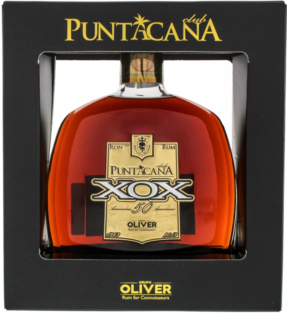 Puntacana XOX 50 Aniversario 40% 0,7 l (karton)