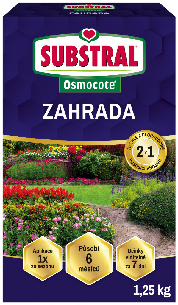 SUBSTRAL Osmocote pro zahradu 2v1 1,25 kg