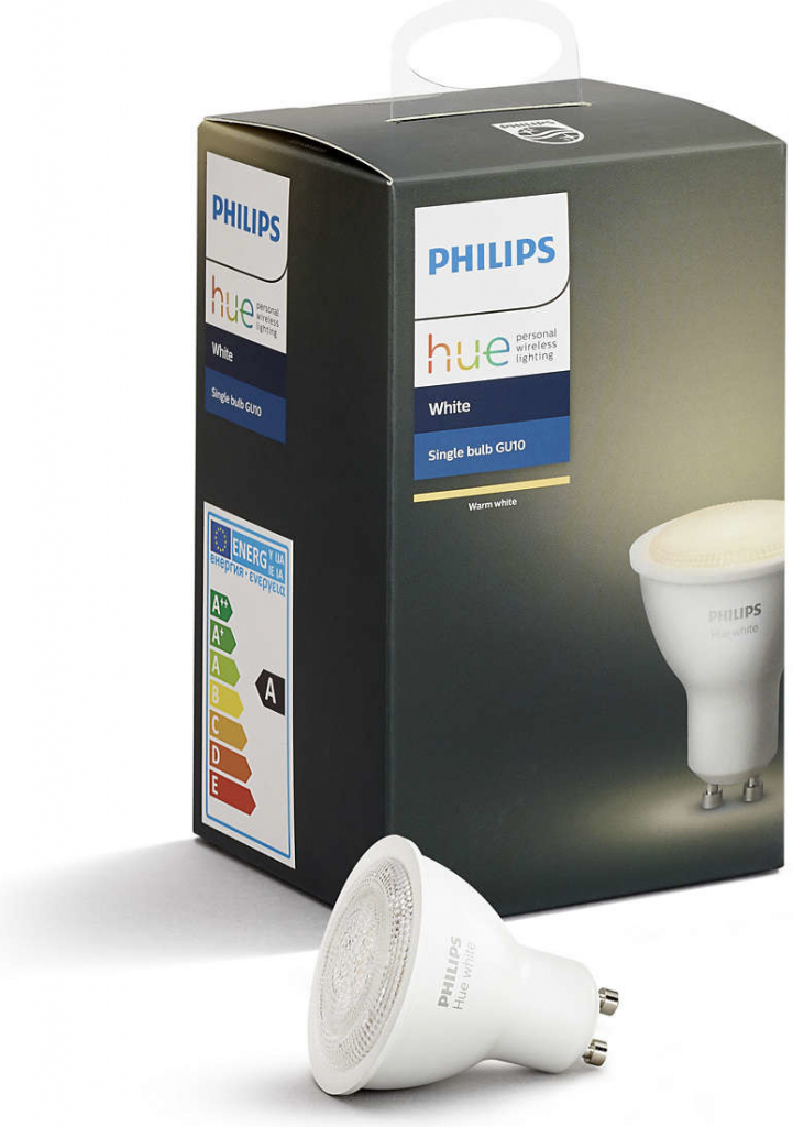 Philips Hue BT LED žárovka GU10 5.2W bílá 1 ks Chytrá LED žárovka 1ks 2700K