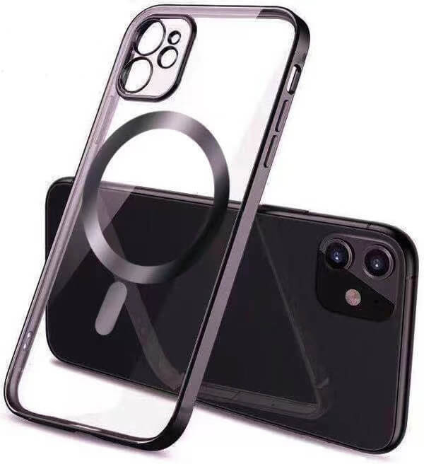Pouzdro SES MagSafe silikonové Apple iPhone 11 - černé