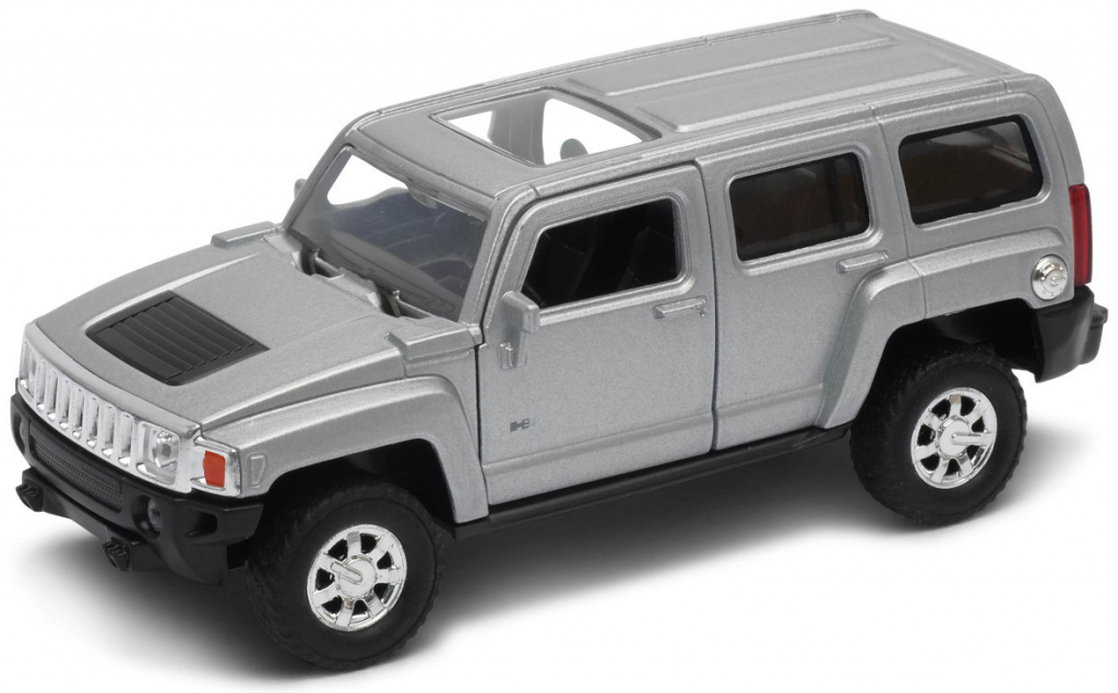 Welly Hummer H3 červený 1:34