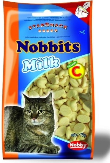 Nobby StarSnack Nobbits Milk mléčné pamlsky Cat 75 g