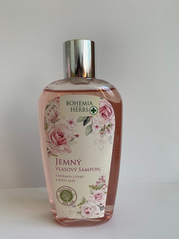 Bohemia Herbs vlasový šampon růže 250 ml